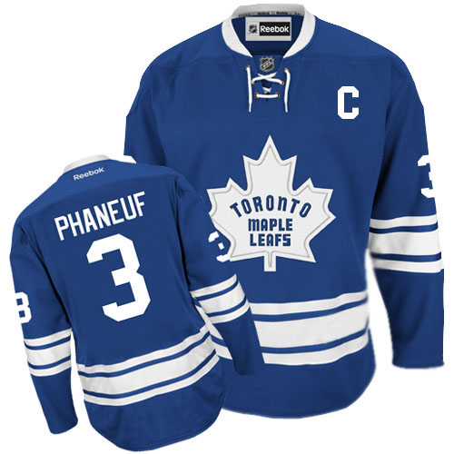 Best Quality Toronto Maple Leafs 3 Dion Phaneuf Blue Third NHL Hockey Jersey